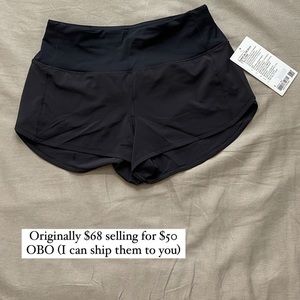 Lululemon Speed Up Shorts